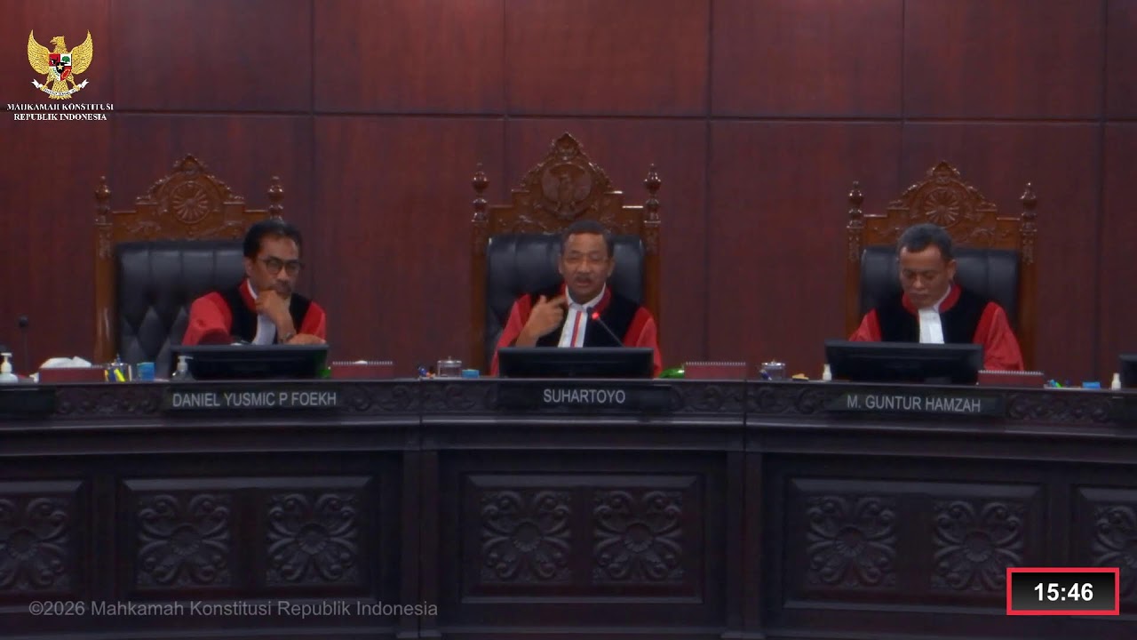 Sidang Perkara Nomor 7, 10/PUU-XXIV/2026. Rabu, 21 Januari 2026.