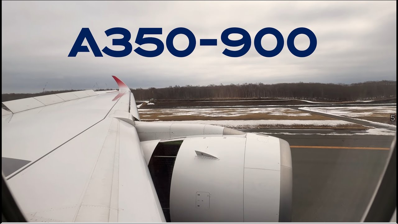 JAL Airbus A350-900 Landing at New Chitose Rwy 19L | CTS/RJCC | Sapporo | Japan Airlines | JA15XJ