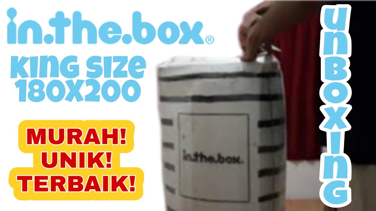 Unboxing kasur In The Box - Ukuran 180x200 King Size