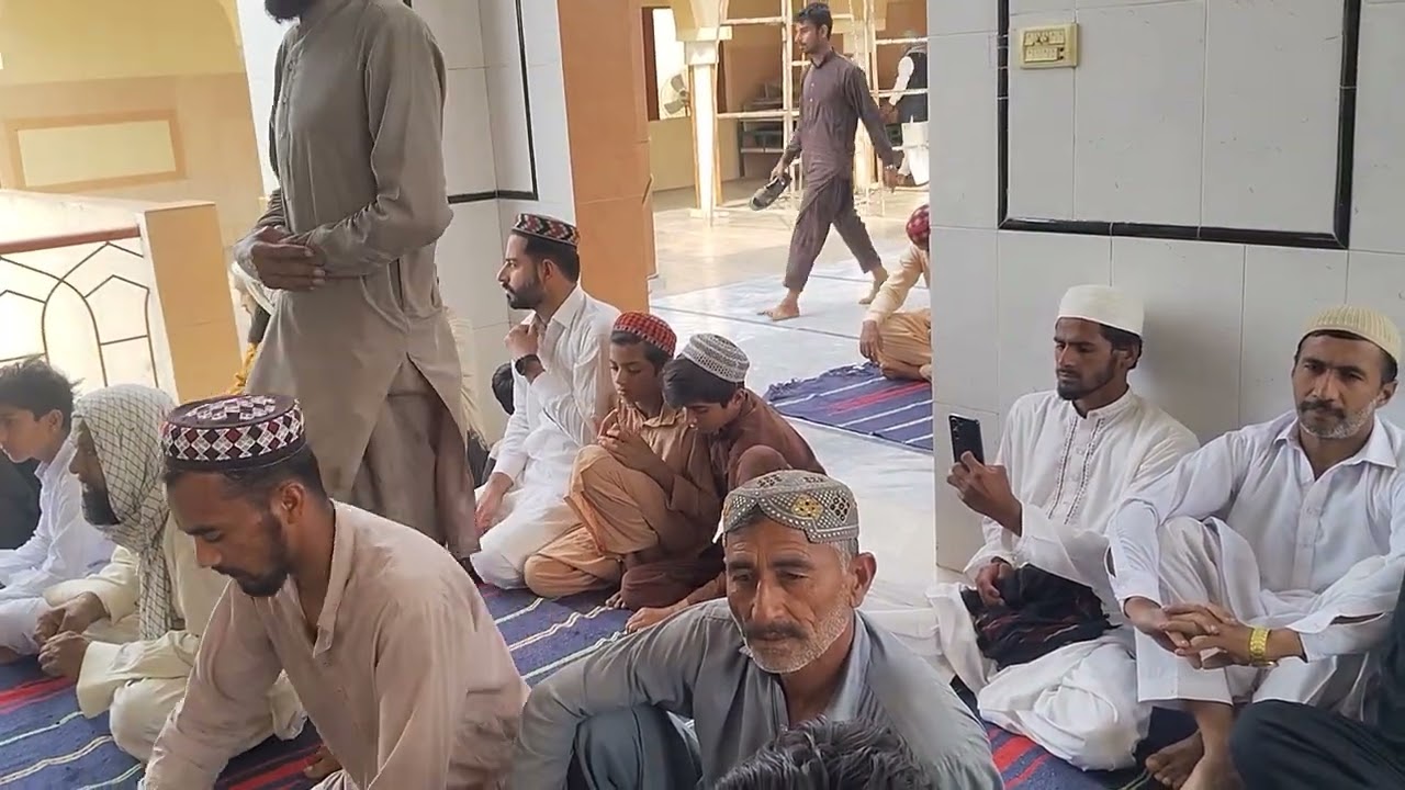 رمضان المبارک کا چوتھا جمعہ المبارک کے موقع پر حاضری حضرت مولانا قاری محمد عثمان غنی صاحب شجاع آباد 