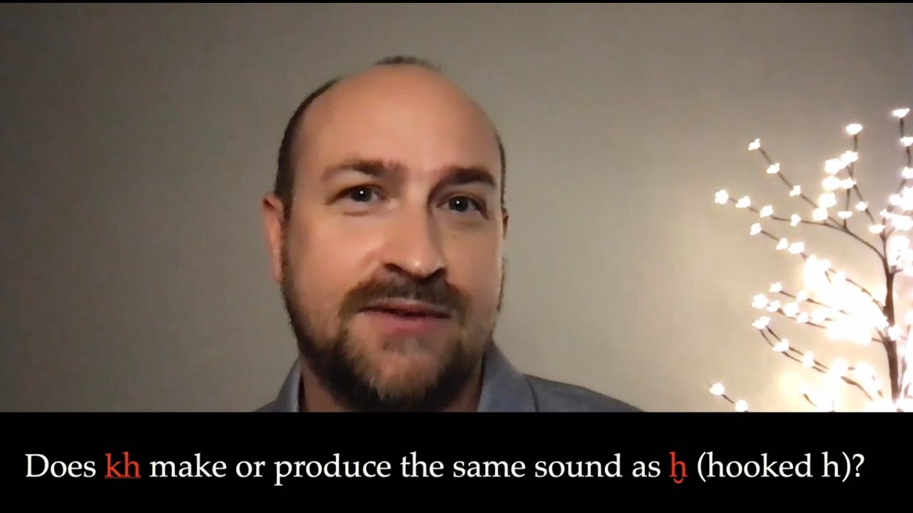 Semitic Phonology - Does kh make or produce the same sound as ḫ (hooked h)? [Monday Q&A]