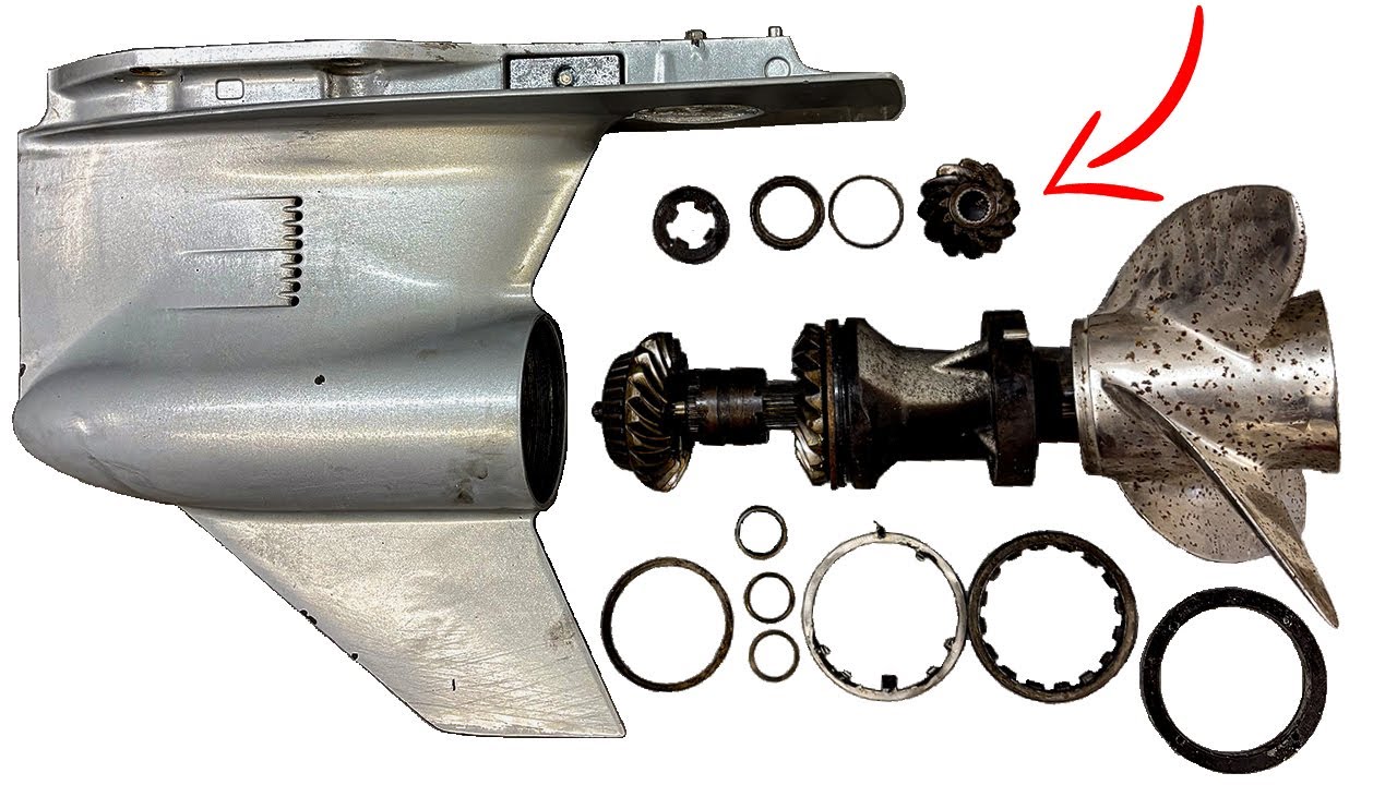 Building An Outboard Lower Unit From Extra Parts!