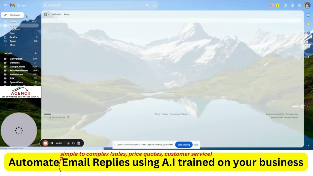 Automating Email Handling/Management with AI trained on your business