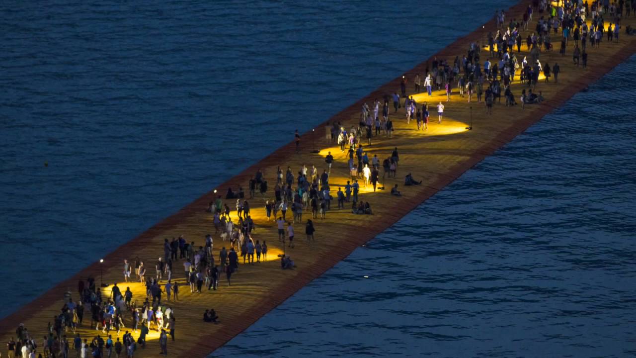 The Floating Piers #inLombardia - Time Lapse (141 sec)