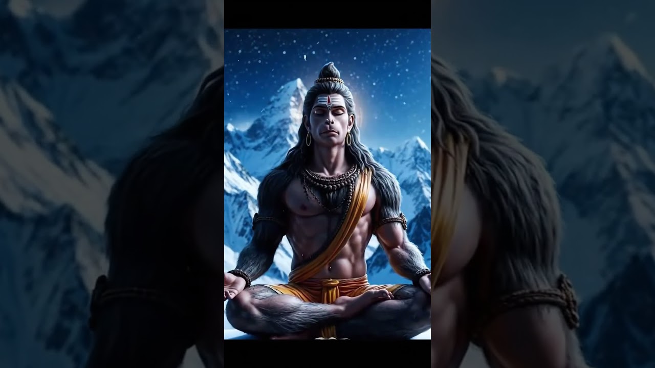 Lord Hanuman in Himalayas #hanuman