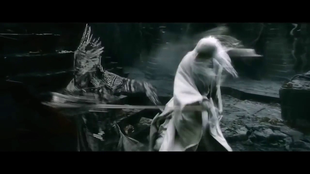 Saruman gets his hands on a lightsaber