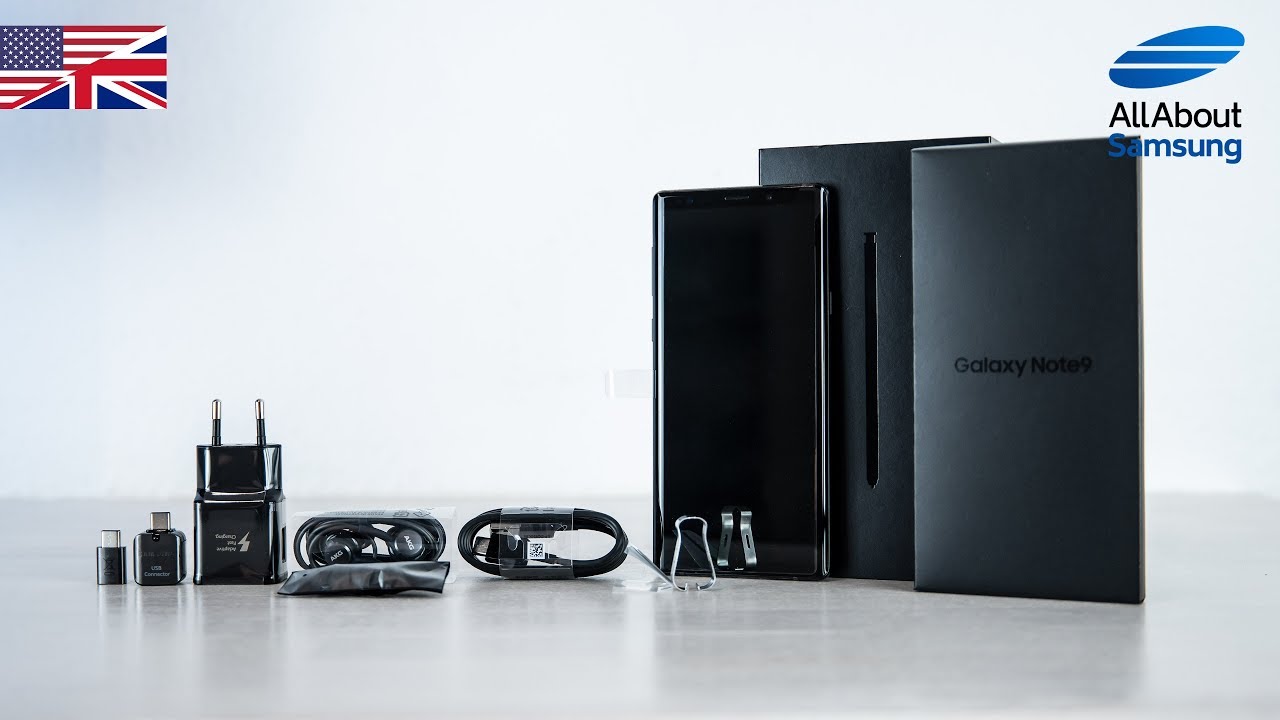 Samsung Galaxy Note9 Unboxing first look english 4k