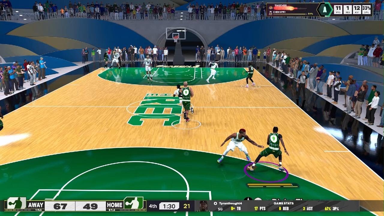 NBA 2K25 Rec Gameplay  6'2 pg build - No Commentary