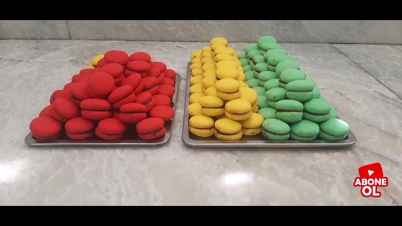 makaron kurabiye tarifi / macaron cookie recipe / özel tarif💫