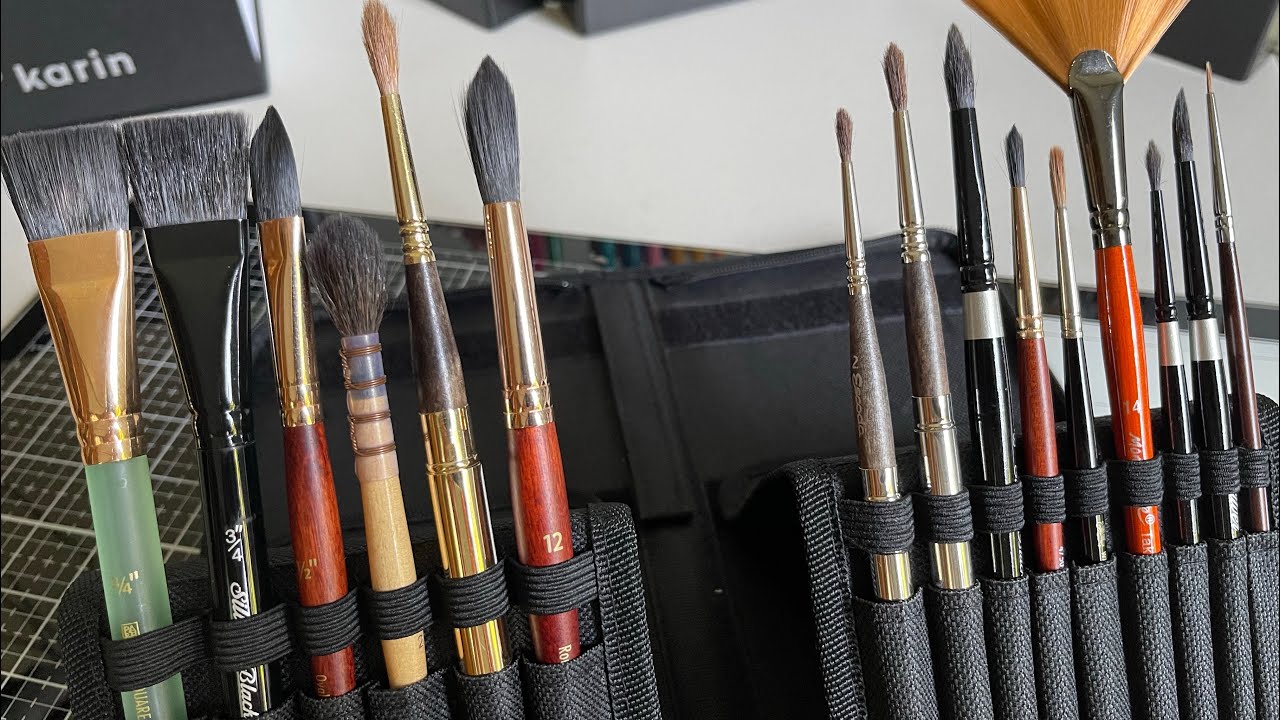 TRAVEL BRUSH CASE| For my Watercolor Brushes