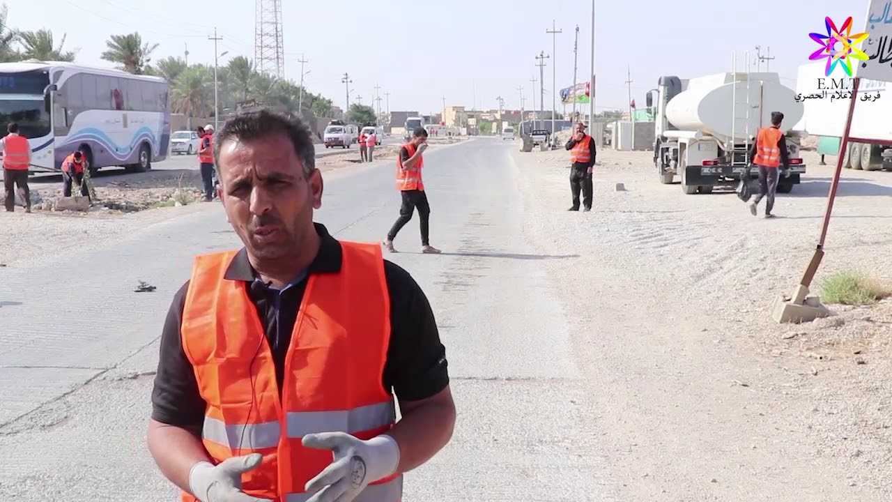 حملة تنظيف شوارع قضاء بدرة