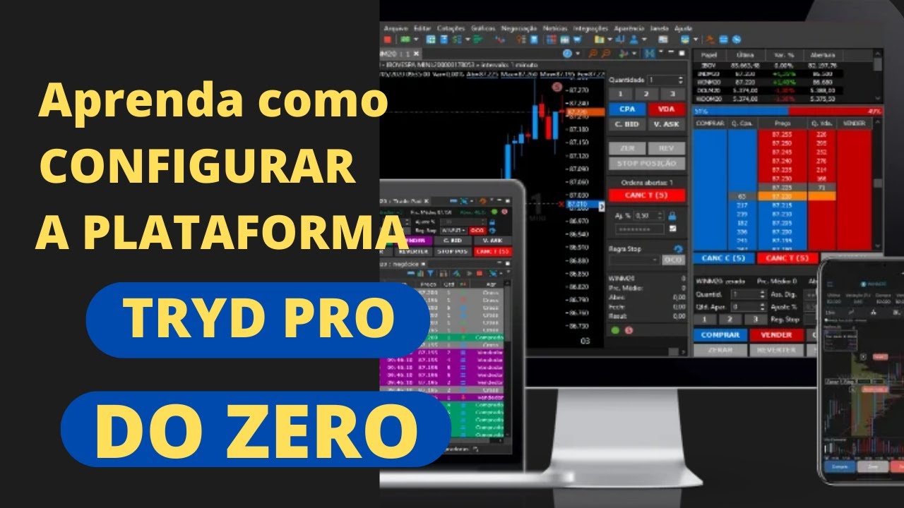 Aprenda do ZERO como configurar a plataforma TRYD PRO 2022
