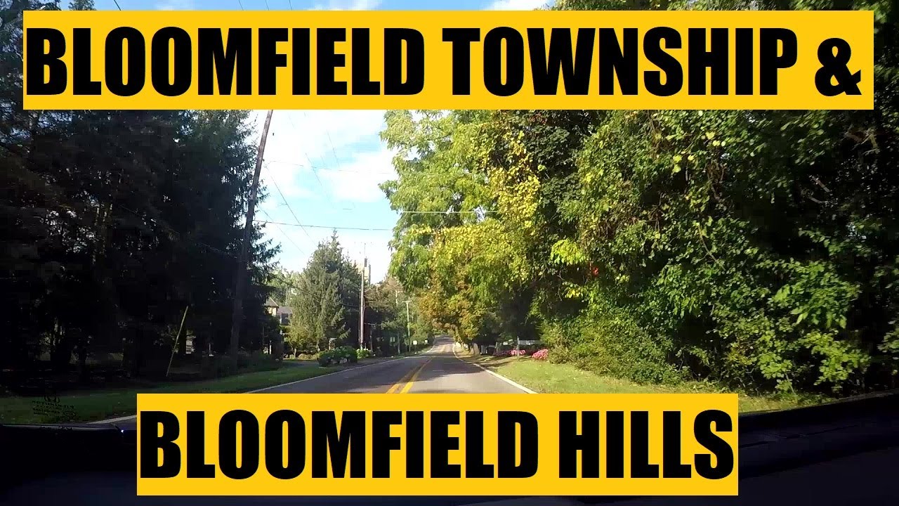 Driving with Scottman895: Bloomfield Hills and Bloomfield Township, Michigan Driving Tour