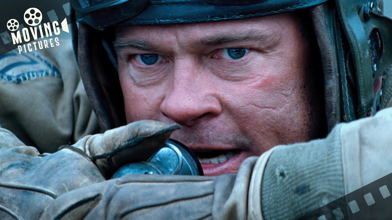 Wardaddy Versus The German Tiger Tank | Fury (Brad Pitt)