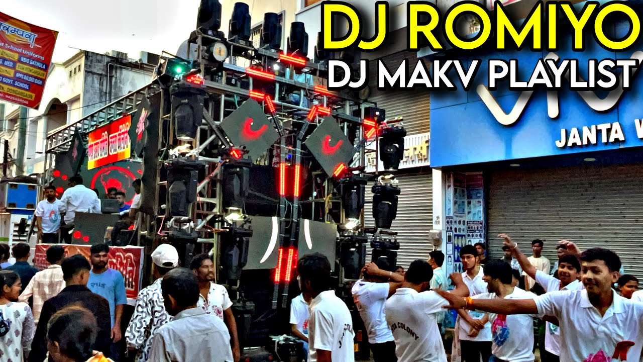 DJ ROMIYO-DJ MAKV PLAYLIST|BEST OF 90s DJ MIX|NONSTOP BOLLYWOOD DJ MIX|RAJNANDGAON JHANKI 2025