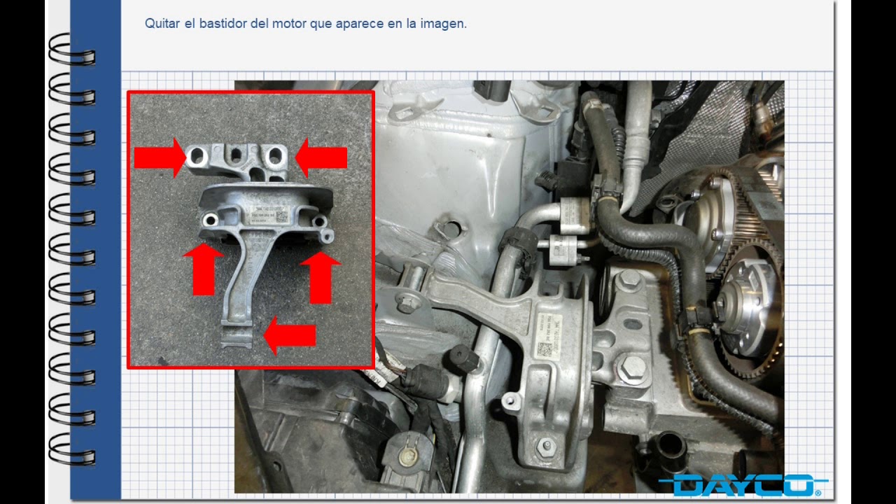 Montaje kit de distribución VW Golf VII 1.4 TSI - ES