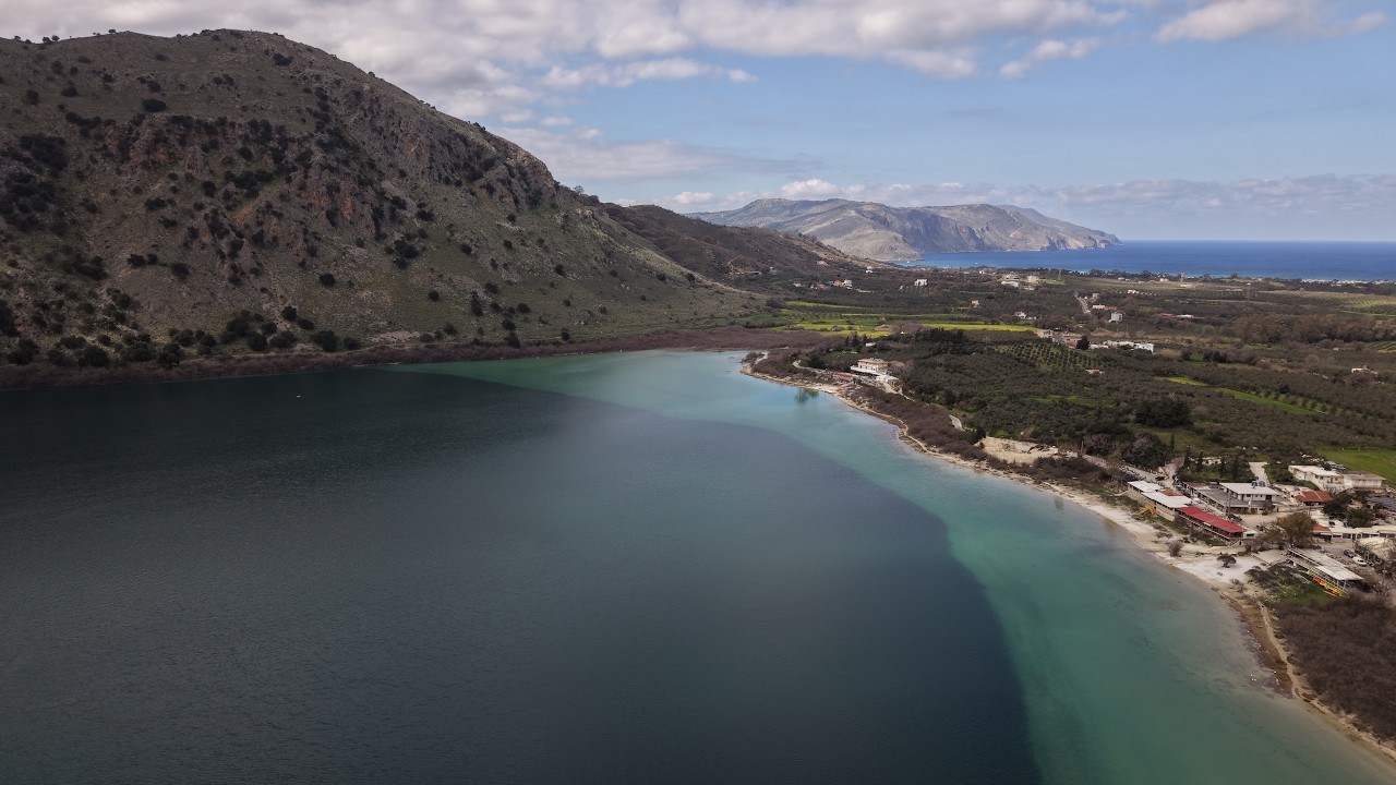 The Crystal Waters of Crete: Lake Kournas 4K Drone Film (2026)