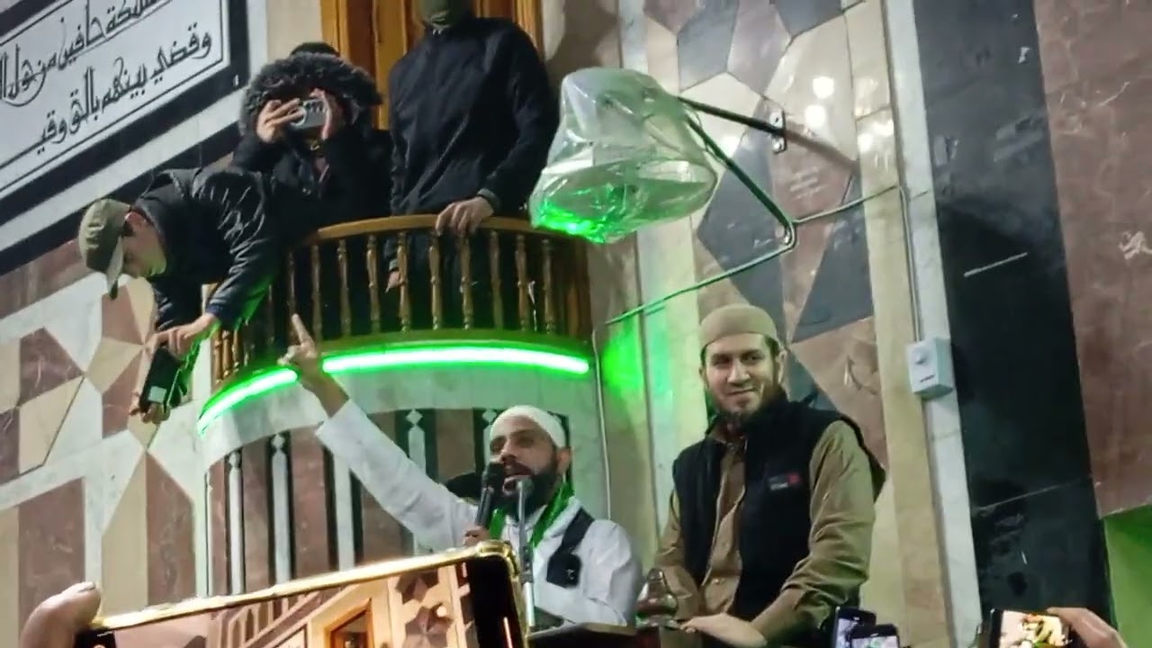 خطاب الشيخ محمود حسنات في مدينة ادلب جامع شعيب