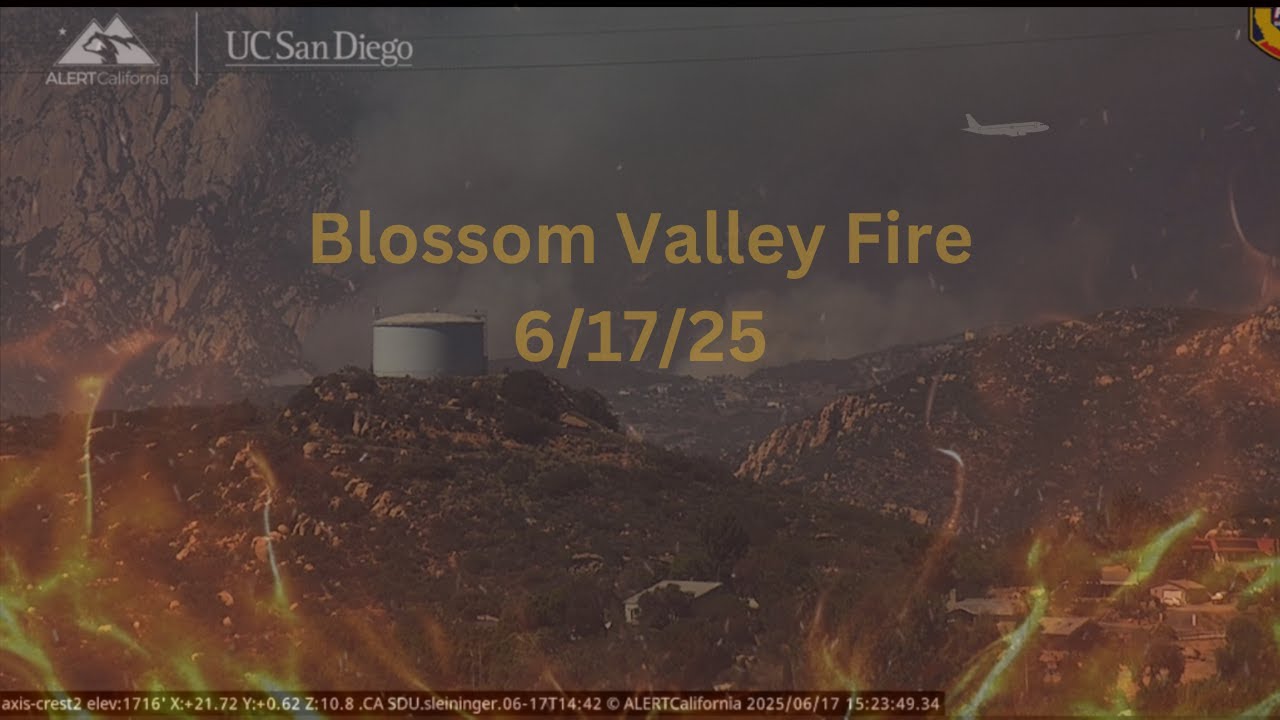 After the fire at El Cap - Flying over the burned area - Sad