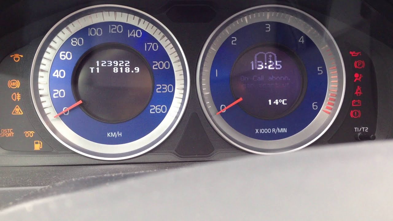 Volvo V60 2012 D4 163hp 5cyl,120000km Start up, sound