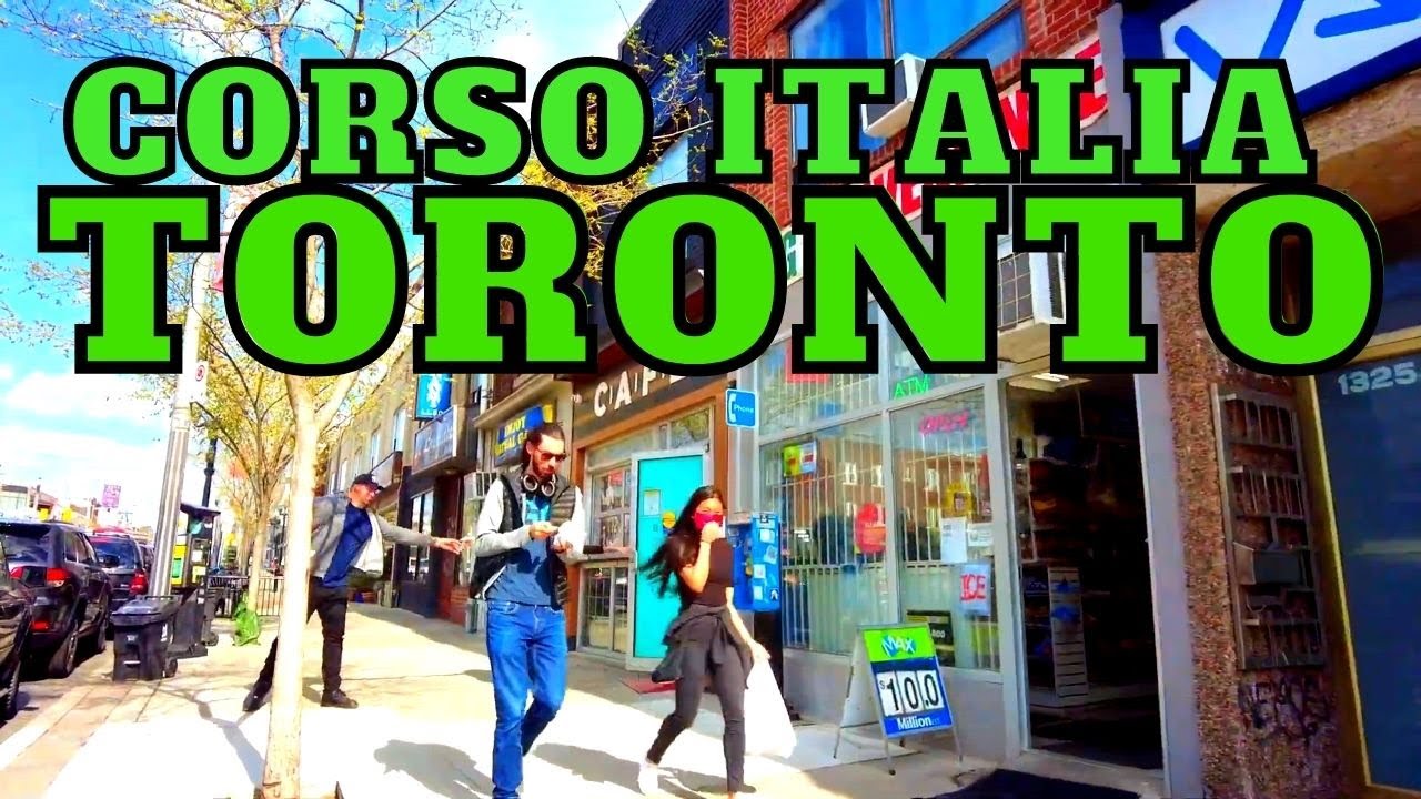 Toronto Corso Italia Neighbourhood Walk, April 21 2021