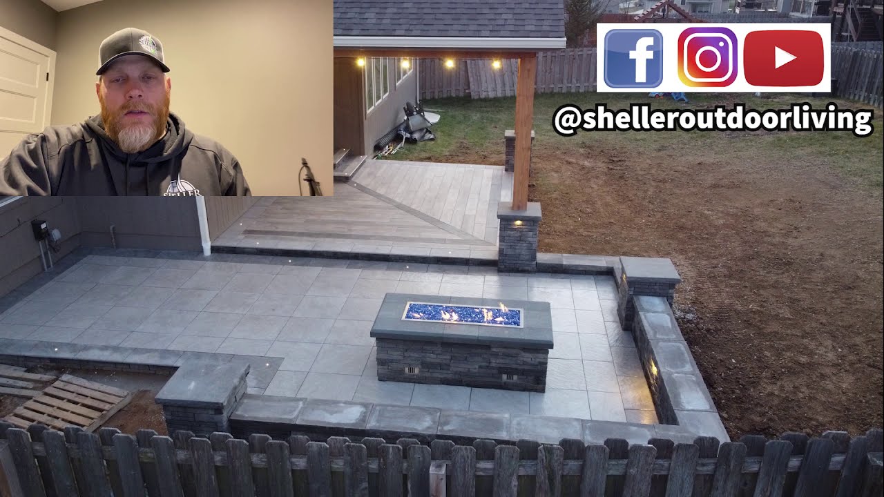 Porcelain Patio On Open Graded Base!! STEP BY STEP!!