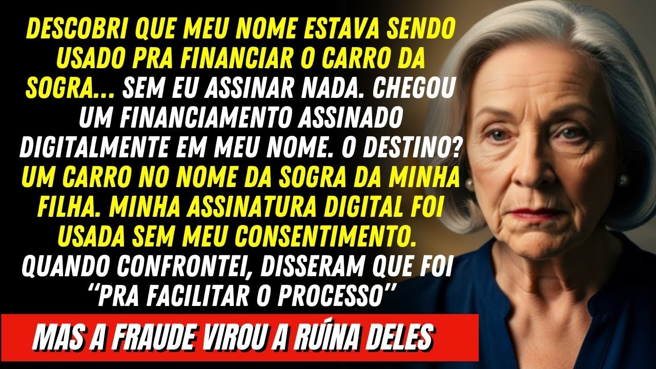 Descobri que meu nome estava sendo usado pra financiar o carro da sogra… sem eu assinar nada