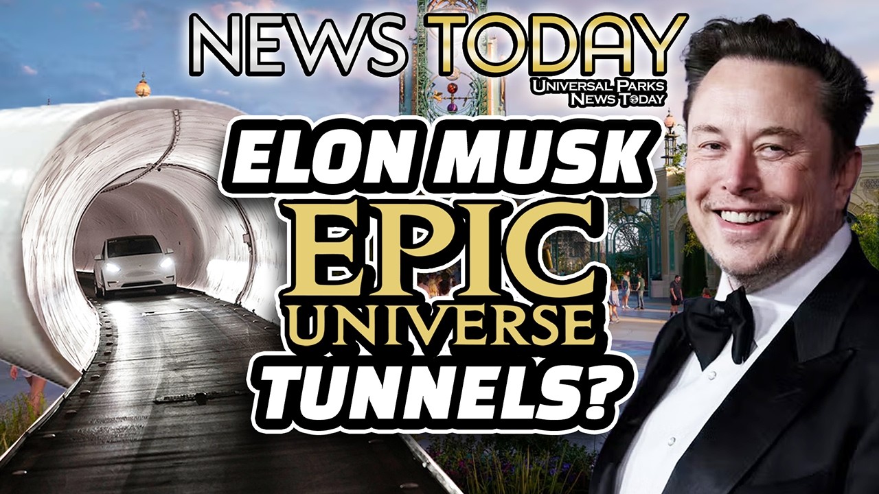 Elon Musk Building Tunnel to Epic Universe?!?