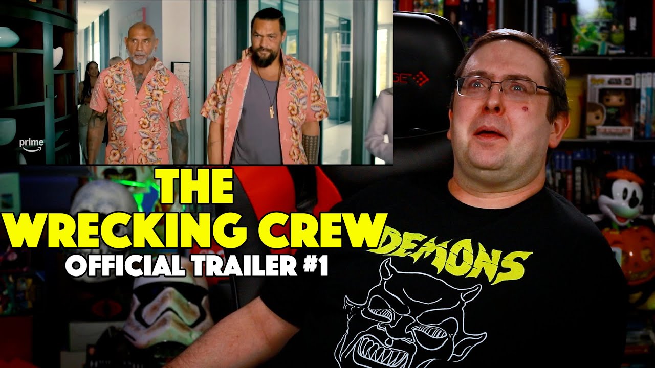 REACTION! The Wrecking Crew Trailer #1 - Dave Bautista Movie 2026