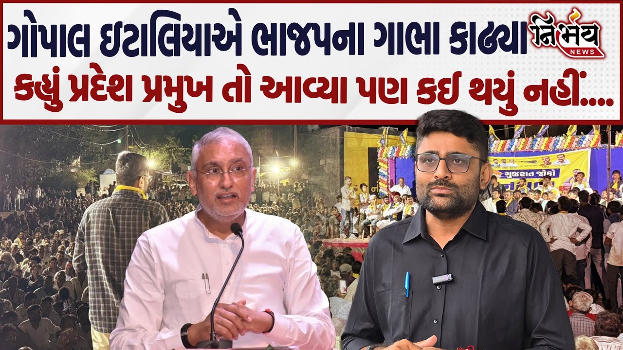Gopal Italia એ BJP ના ગાભા કાઢ્યા, કહ્યું હવે આગામી દિવસમાં થશે જોવા-જેવી! | AAP | Chaitar Vasava |
