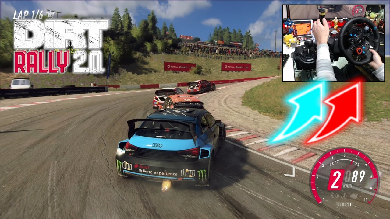 Audi S1 QUATTRO Rallycross HELL / Logitech G29 DiRT Rally 2.0 DLC