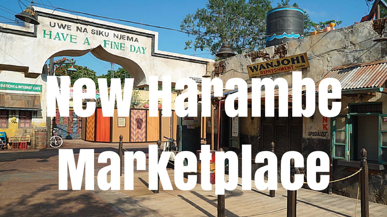 NEW! HARAMBE MARKETPLACE AT DISNEY'S ANIMAL KINGDOM