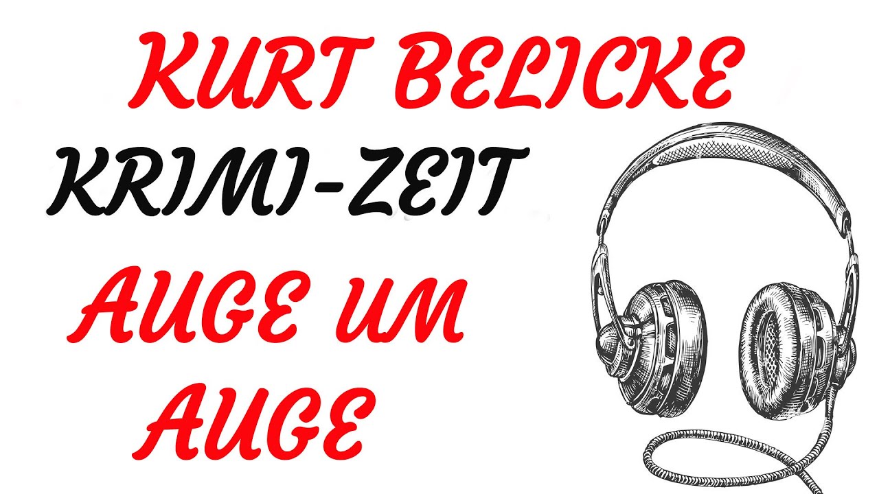 KRIMI Hörspiel Monolog - Kurt Belicke - AUGE UM AUGE (1975)