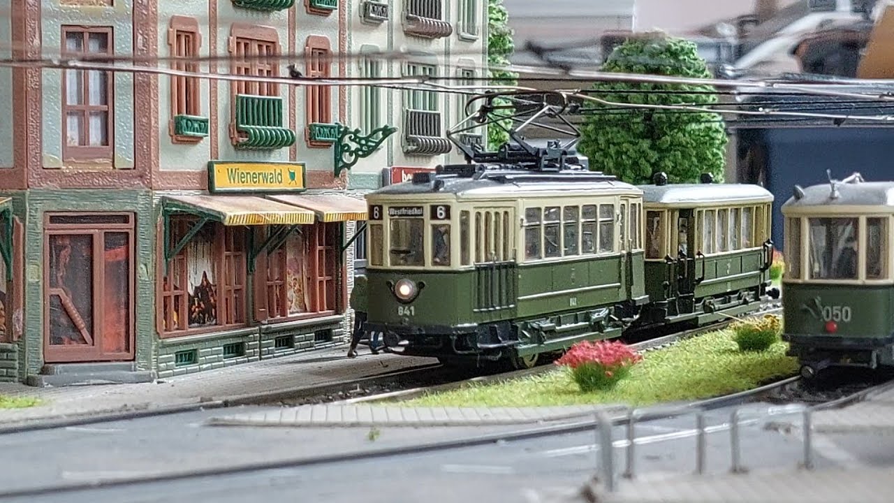 99 NÜRNBERG - historisches Straßenbahndepot - Modellbahnkeller unterwegs