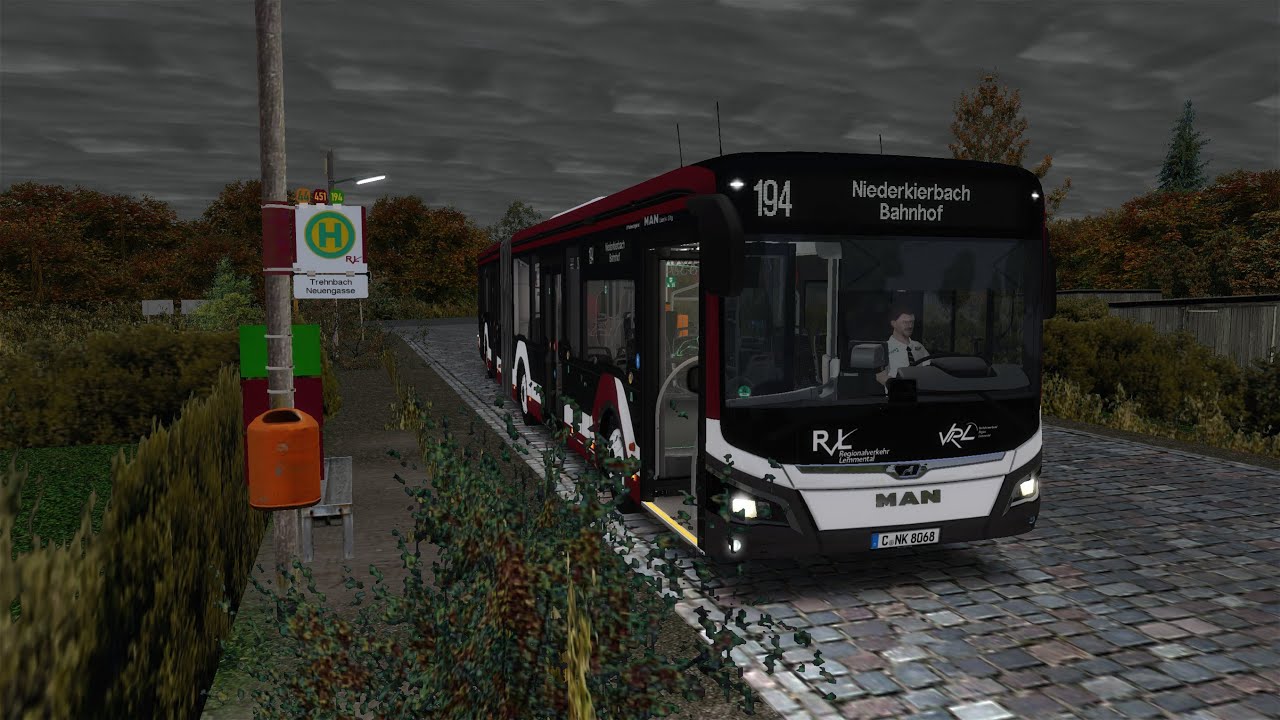 Let`s Play Omsi 2 Firma Stadtwerke Vestische AG map Lemmental_Neuenbreid Linie 194 Halloween-Event