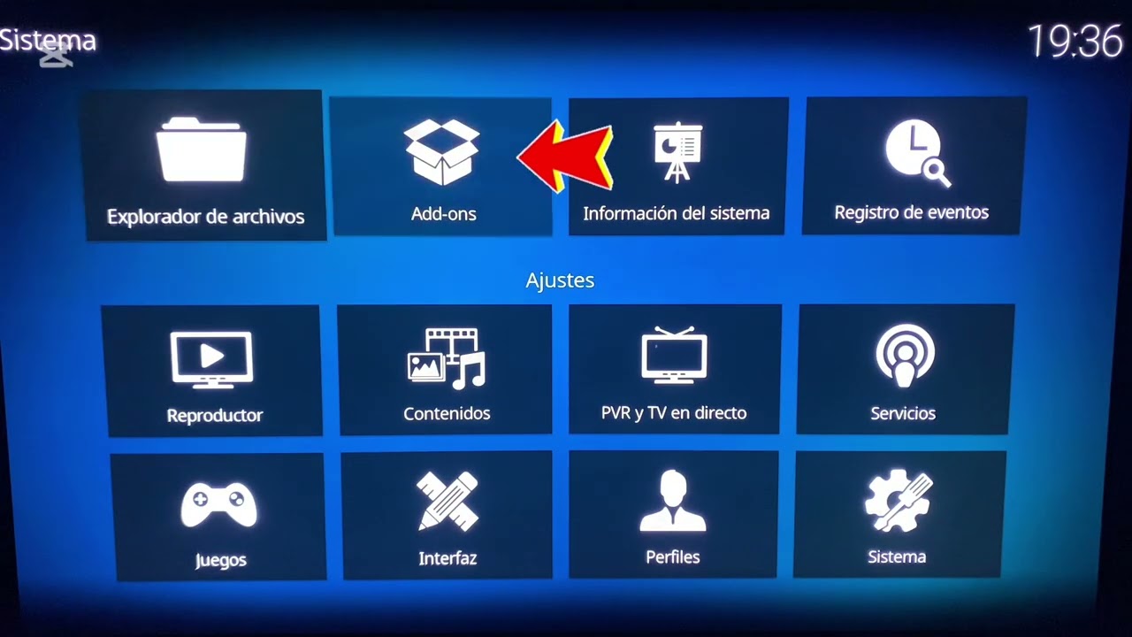 Instalar Addon Samsung TV Plus en Kodi.