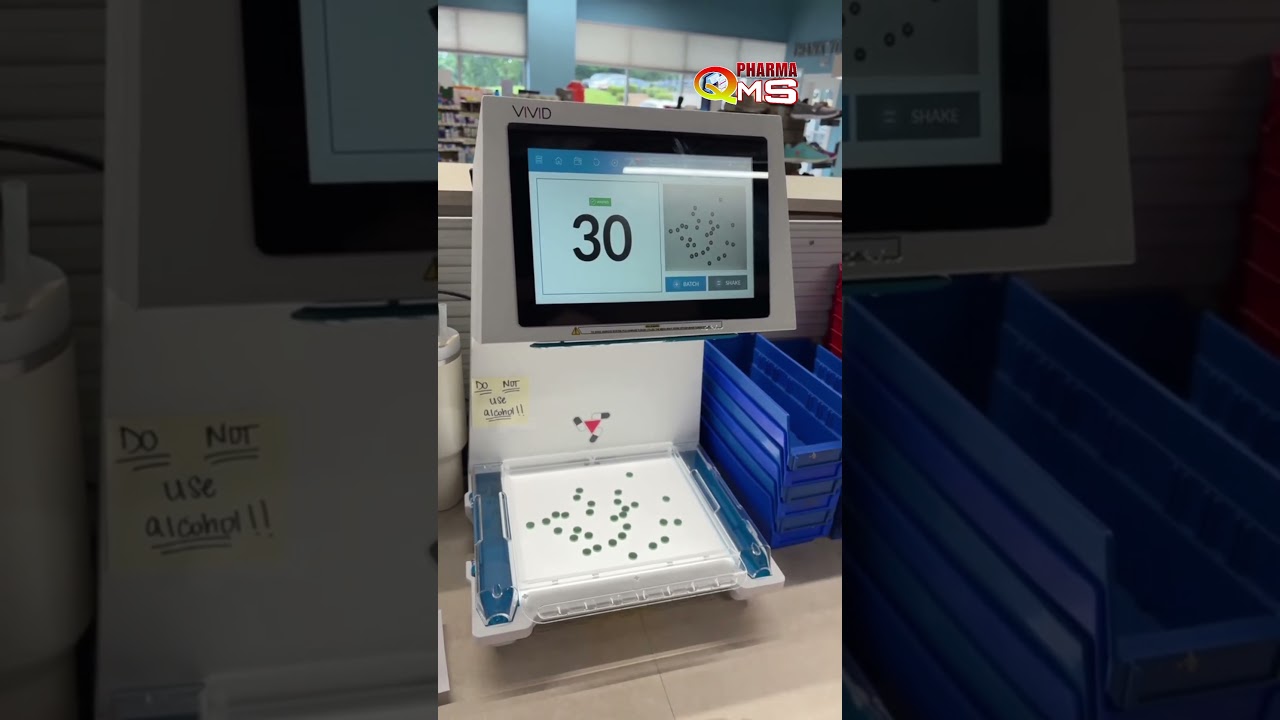 Digital Tablet Counting Machine || PharmaQMS #pharmaceutical #machine #factory #pharma #engineering