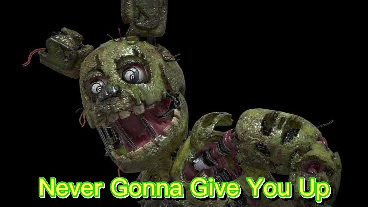 Springtrap - Never Gonna Give You Up (AI Cover)