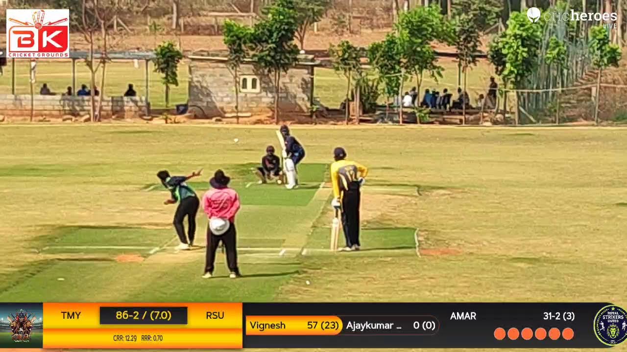 Royal Strikers United vs THE MIGHTY YODDHAAS live cricket match | BK Challengers Series-VII live -