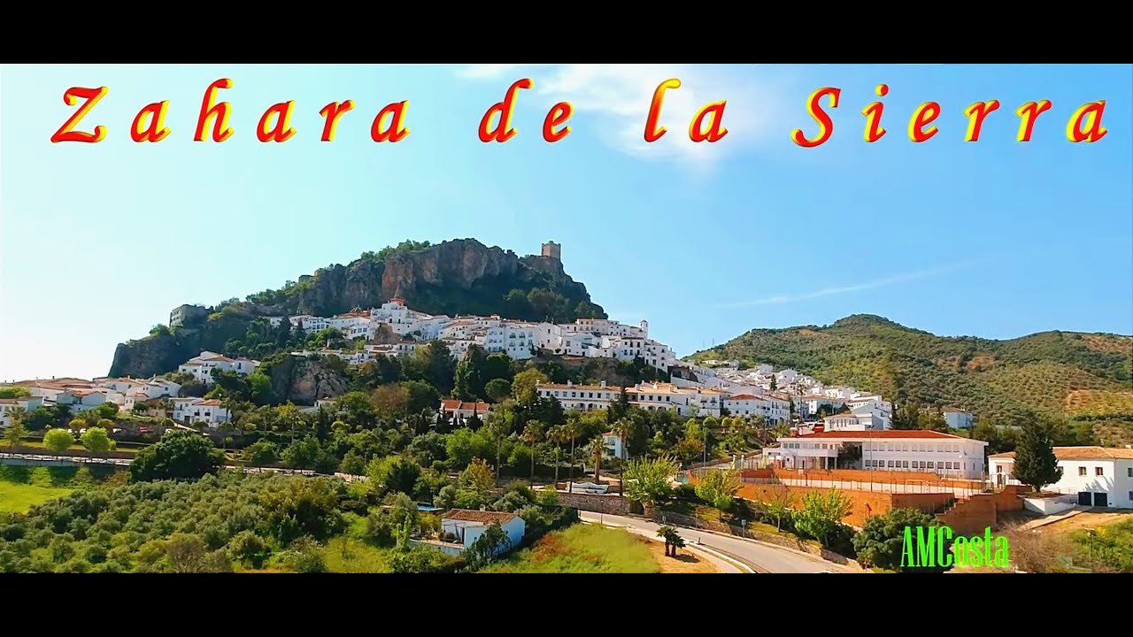🇪🇸 Zahara de La Sierra....Espanha...(Spain)...4K  UltraHD ...Aerial view