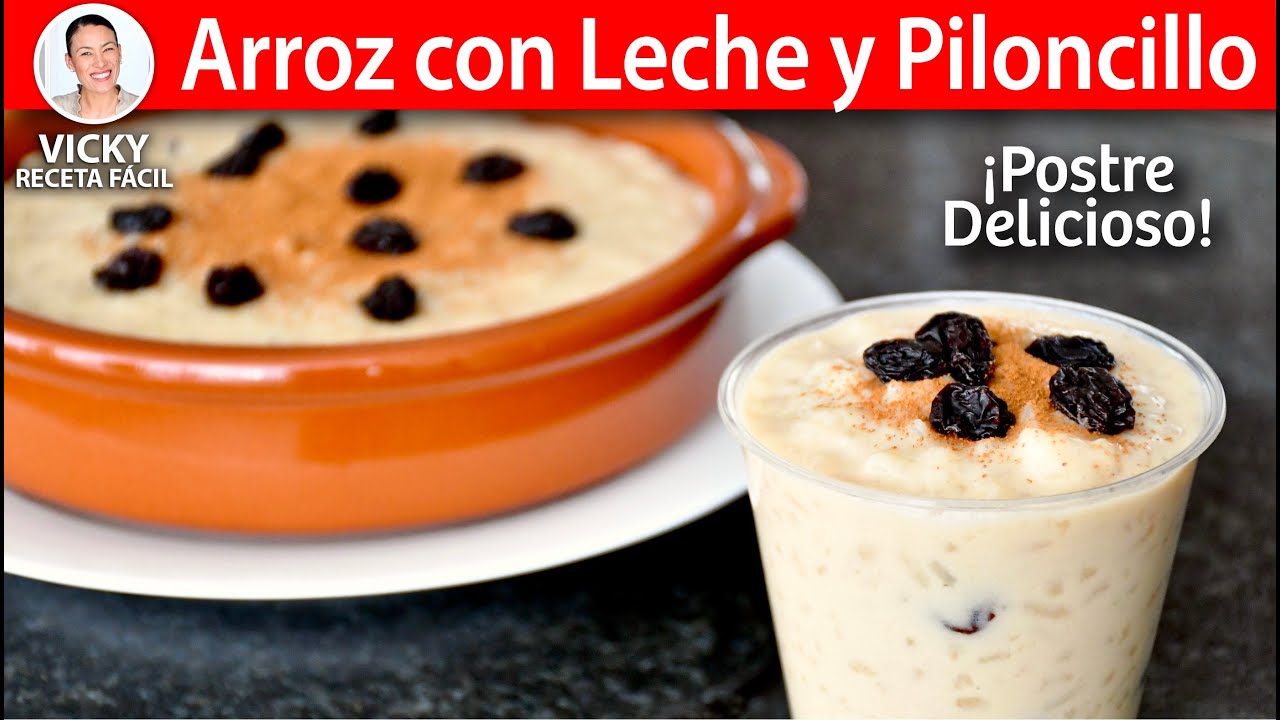 ARROZ CON LECHE Y PILONCILLO | Vicky Receta Facil