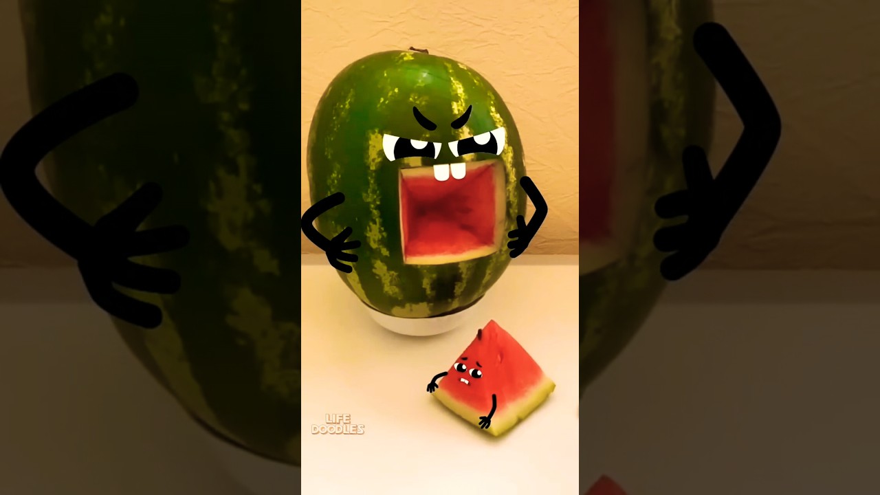 PEGOU A PARTE ERRADA DA MAM&Atilde;E! 🍉😡😂@lifedoodlesshort #shorts
