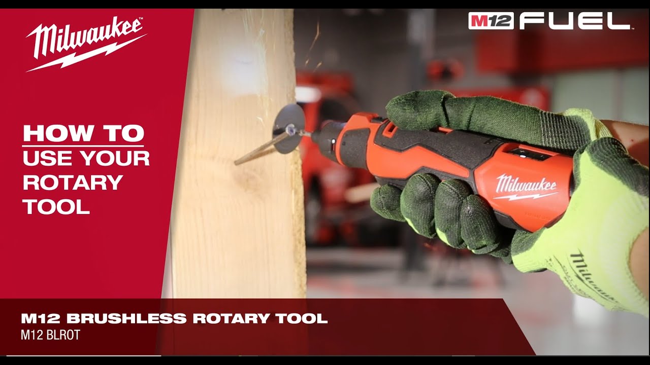 M12™ Brushless Rotary Tool | How to Use Milwaukee Rotary Tool Kit