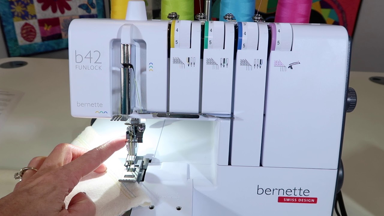 bernette Funlock b42 Coverstitch 11 How to Adjust Tensions