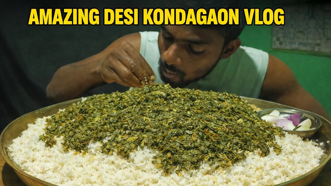 Big Plate Choulai Leaf ASMR 😋 | Desi Food Mukbang | Ultimate Satisfaction
