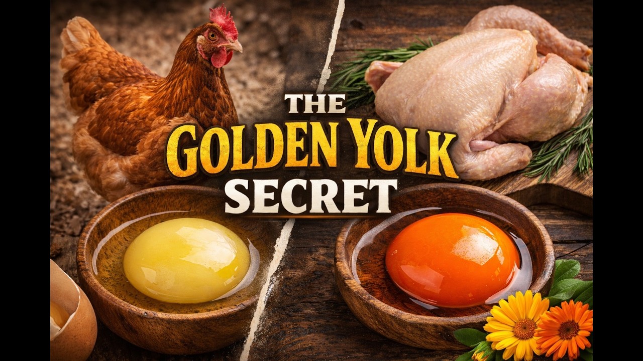 “How to Naturally Get Deep Orange Egg Yolks & Tender Chicken Meat”