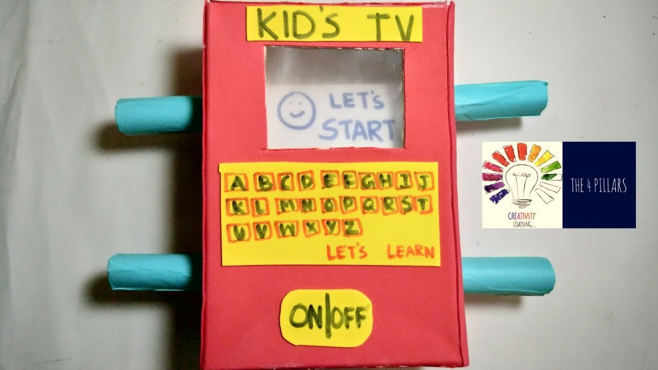 English TLM For Students | English Alphabets Working Model | The4Pillars