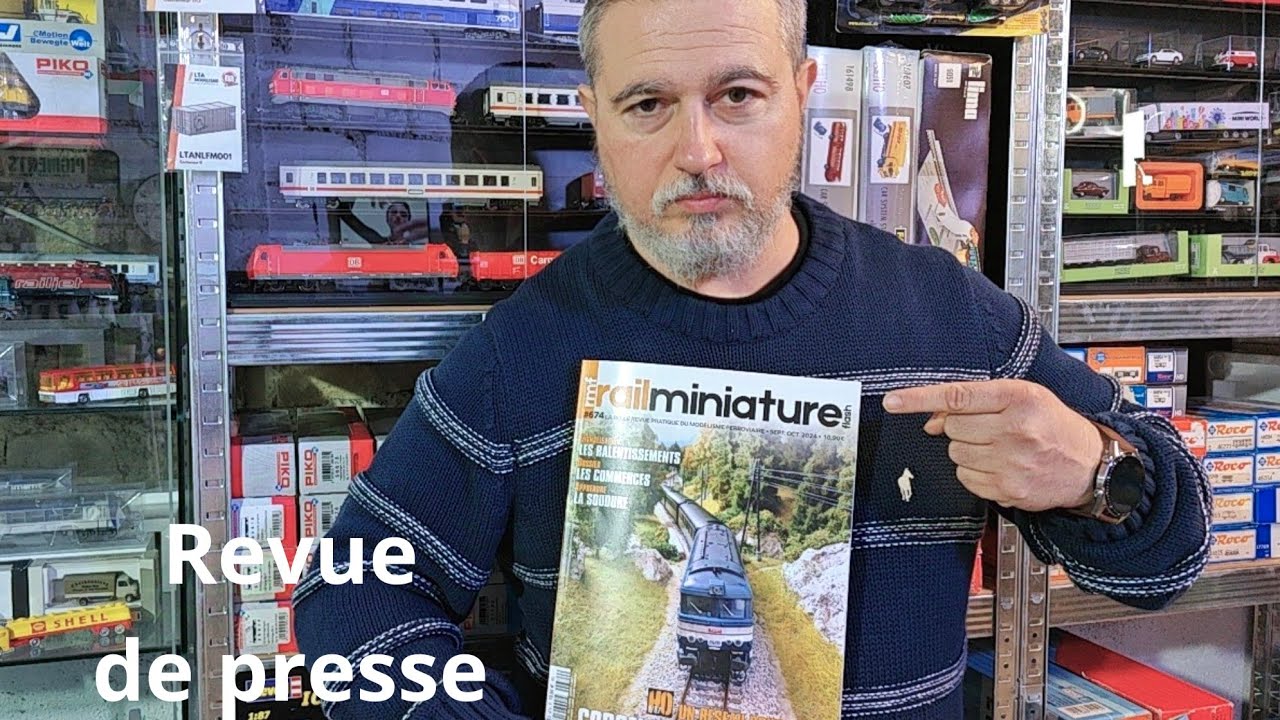 revue de presse RAIL MINIATURE FLASH N*674 magazine modélisme ferroviaire train miniature électrique