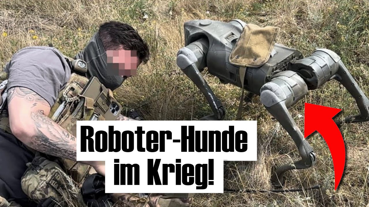 So setzt die Ukraine Roboter Hunde gegen Russland ein!