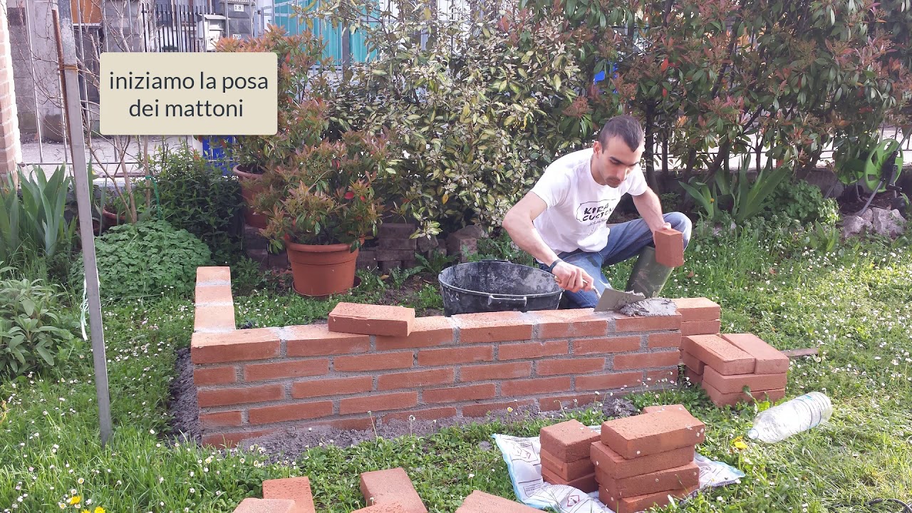 come costruire un muro in mattoni faccia a vista